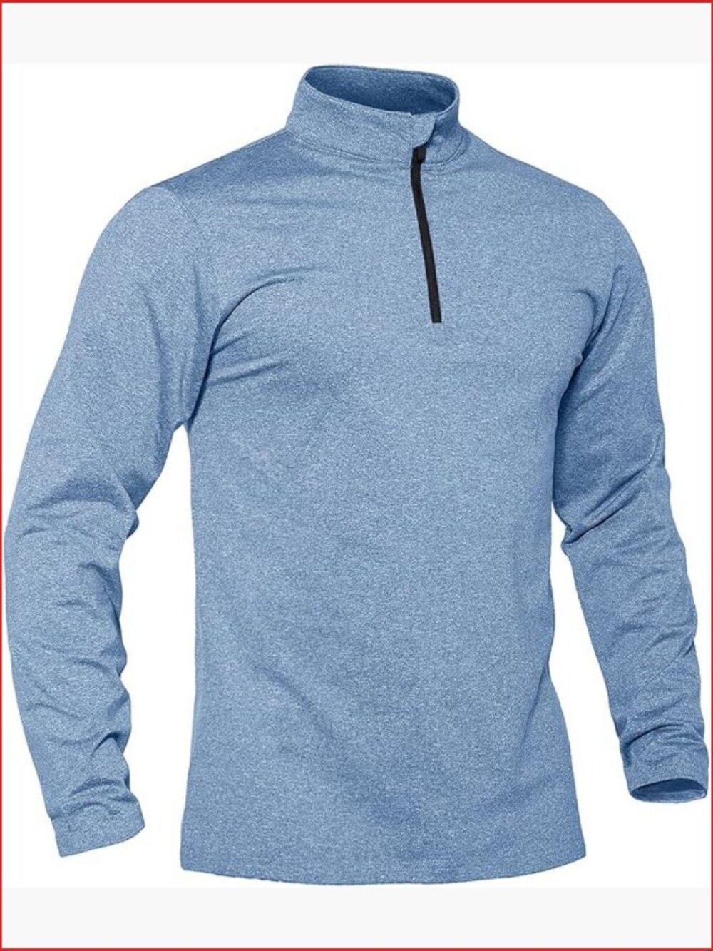 Quarter Zip Pullover Long Sleeve Golf Sweatshirt Fleece Lined Thermal Shirt